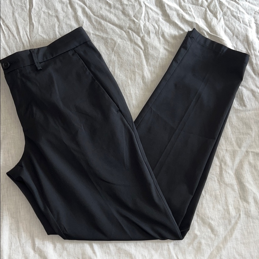 BOSS Water Repellent Tactical Performance Pants Black Golf Size 32 x 32 Chino